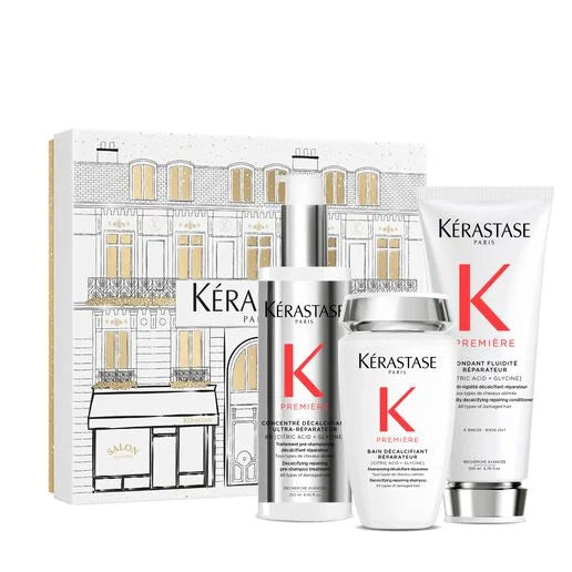 Coffret des Fêtes Première Soins Capillaires de Luxe Réparateurs pour Cheveux Abîmés